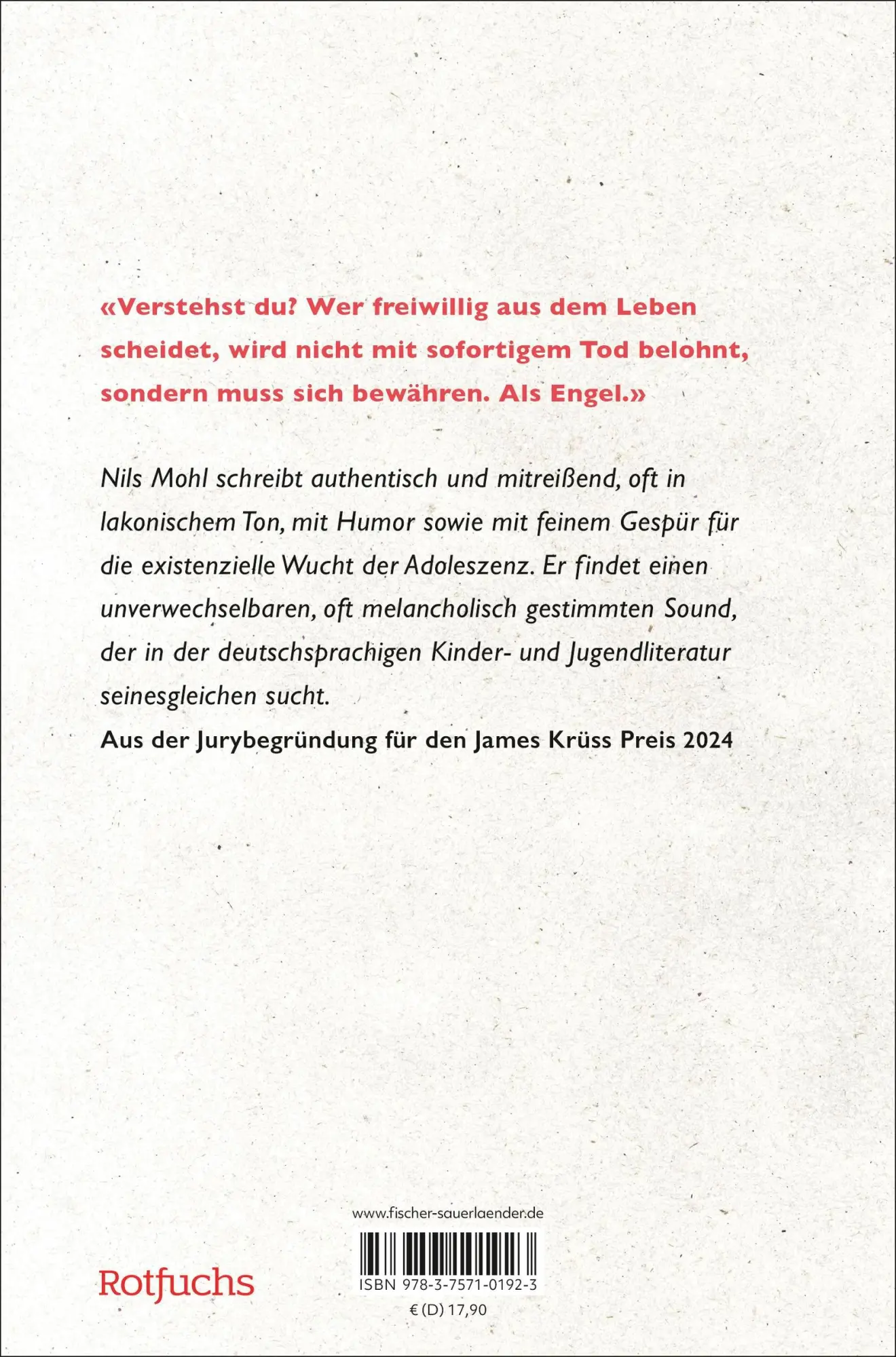 Rückseite: 9783757101923 | Engel der letzten Nacht | Berührender Coming-of-Age-Roman | Nils Mohl