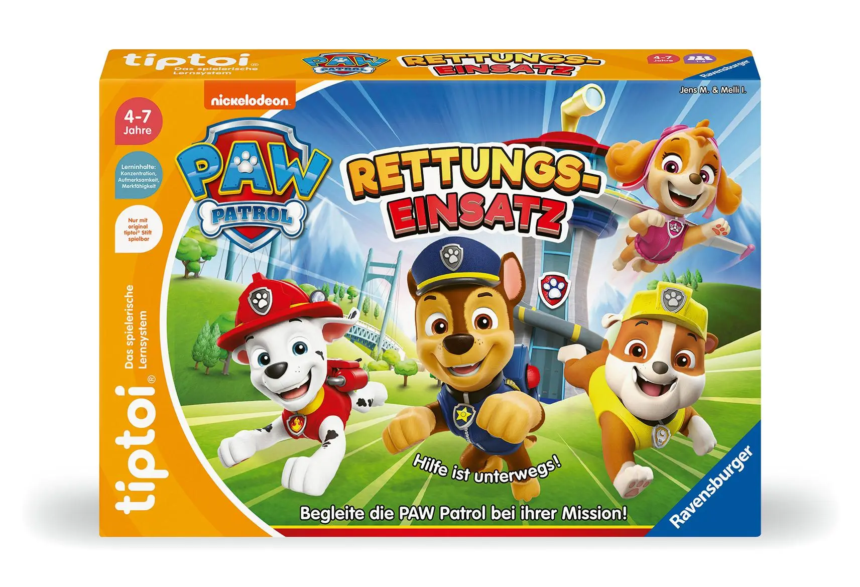 Cover: 4005556002023 | tiptoi® Paw Patrol Rettungseinsatz - ab 4 Jahre | Jens M. (u. a.)