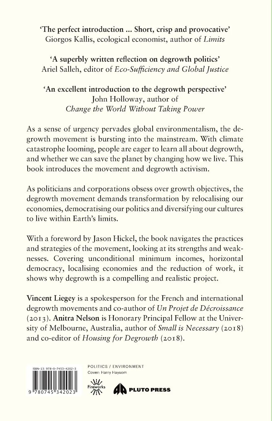 Rückseite: 9780745342023 | Exploring Degrowth | A Critical Guide | Anitra Nelson | Taschenbuch