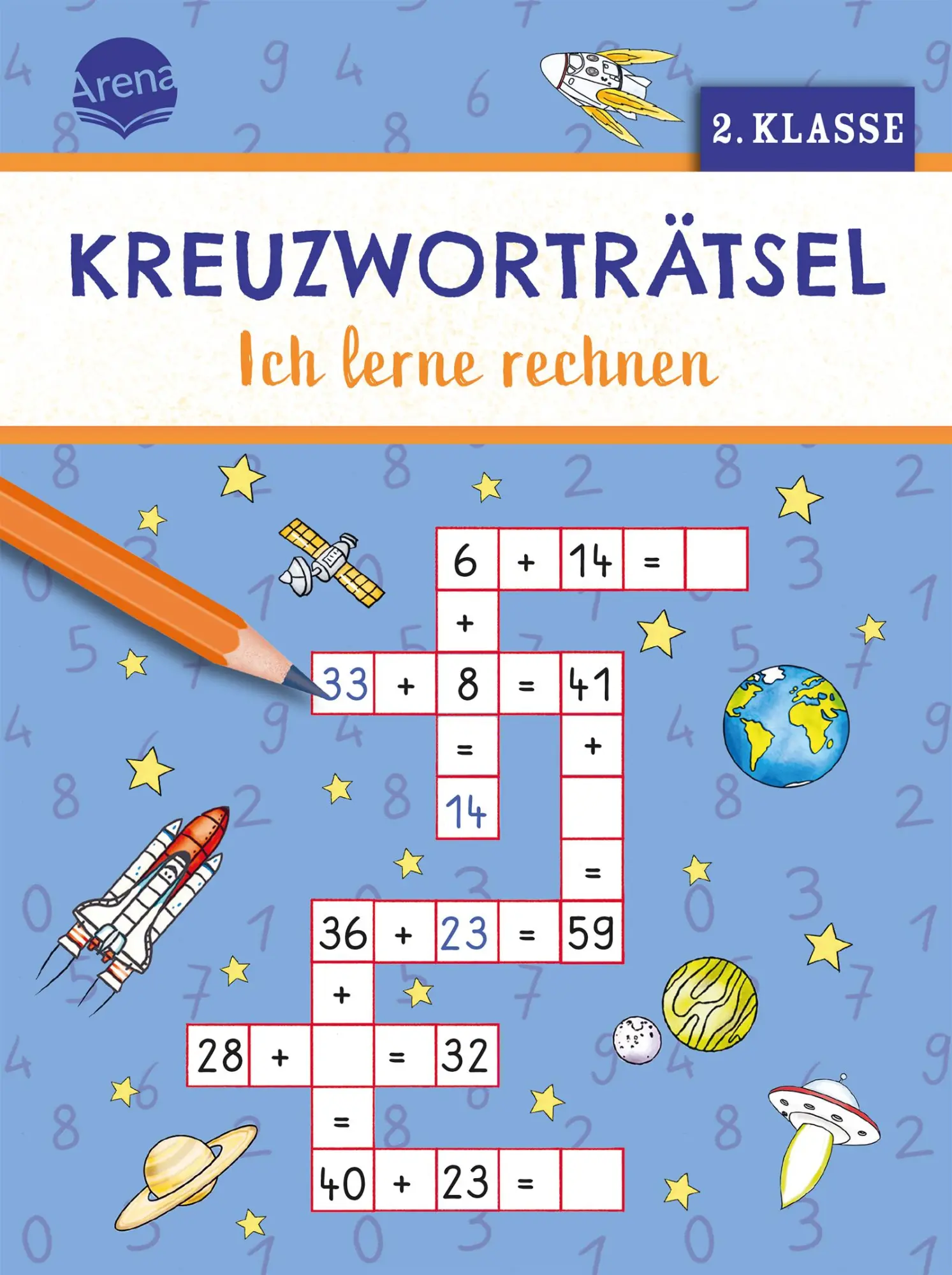 Cover: 9783401722023 | Kreuzworträtsel. Ich lerne rechnen (2. Klasse) | Holger Geßner | Buch