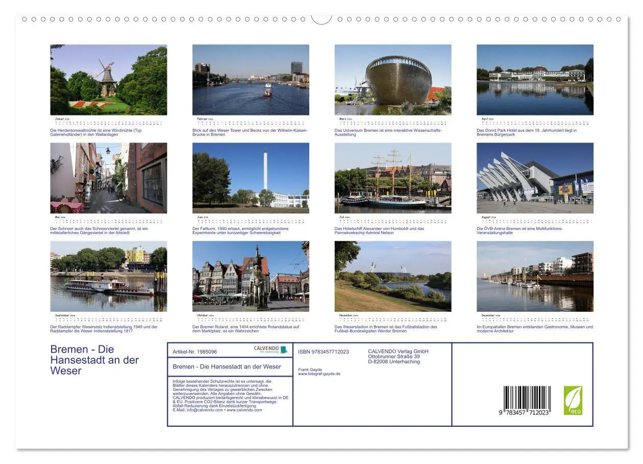 Bild: 9783457712023 | Bremen - Die Hansestadt an der Weser (hochwertiger Premium...