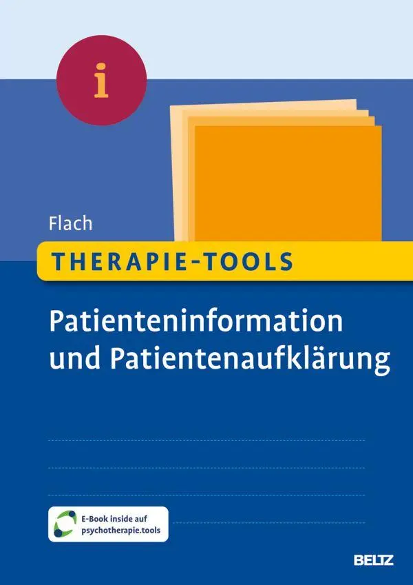 Cover: 9783621292023 | Therapie-Tools Patienteninformation und Patientenaufklärung | Flach