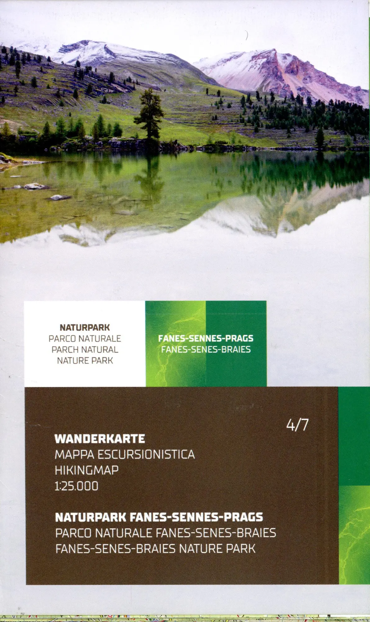 Cover: 9788883152023 | Parco Naturale Fanes-Sennes | Tabacco Wanderkarte | (Land-)Karte