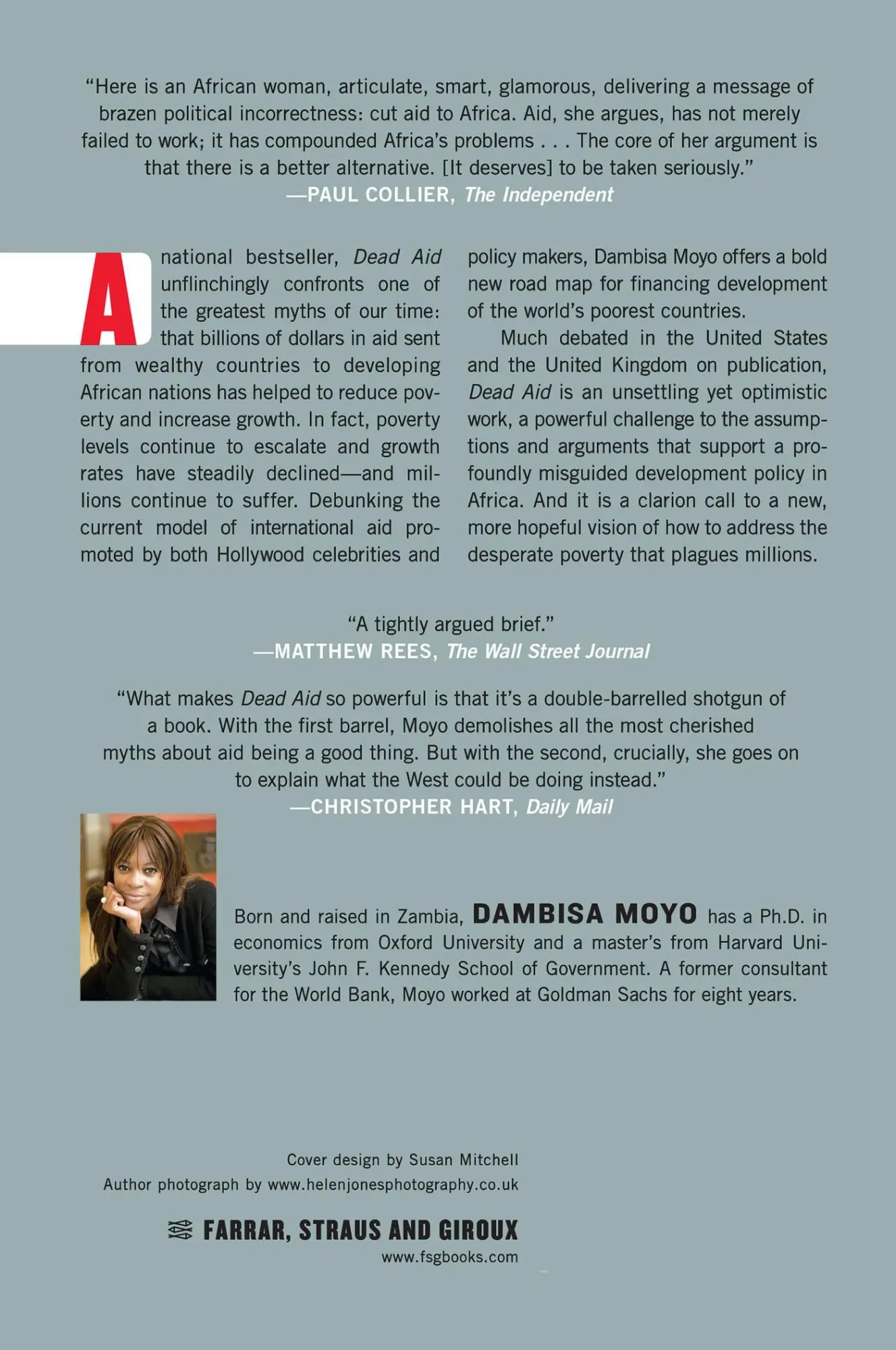 Rückseite: 9780374532123 | Dead Aid | Dambisa Moyo | Taschenbuch | Englisch | 2010