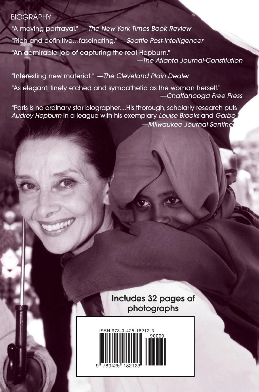 Rückseite: 9780425182123 | Audrey Hepburn | Barry Paris | Taschenbuch | Englisch | 2001