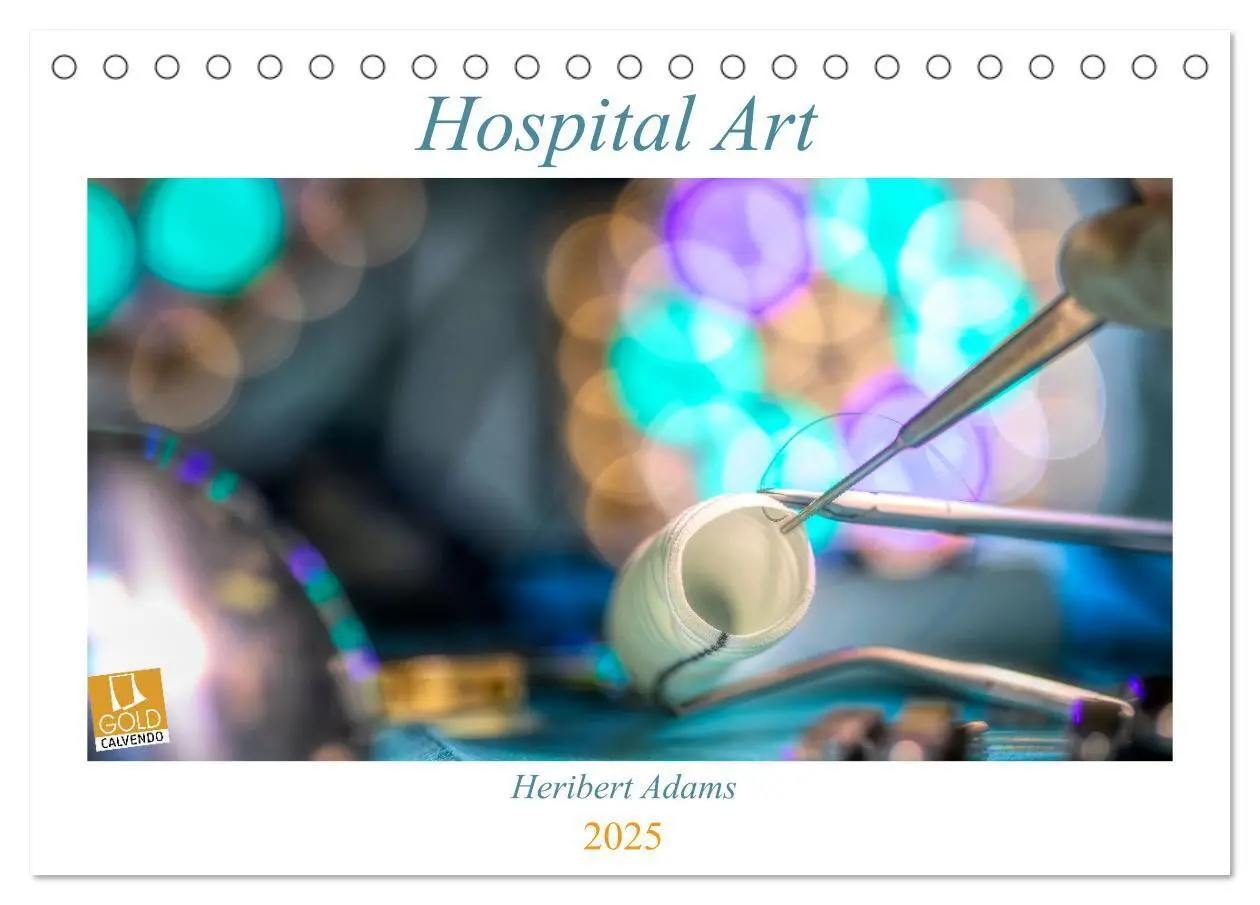 Cover: 9783435232123 | Hospital Art (Tischkalender 2025 DIN A5 quer), CALVENDO Monatskalender