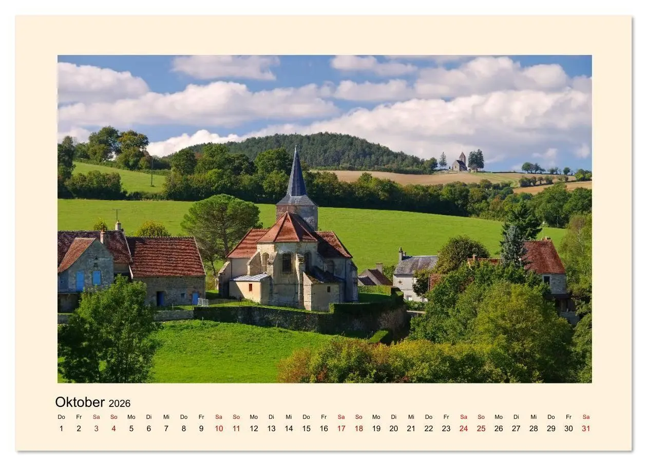 Bild: 9783457872123 | Burgund - Das grüne Herz Frankreichs (Wandkalender 2026 DIN A2...