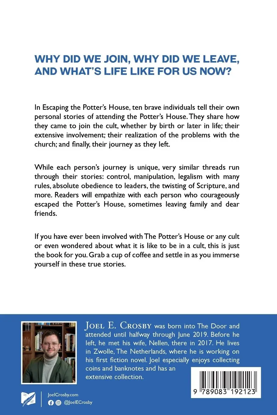 Rückseite: 9789083192123 | Escaping the Potter's House | Joel E. Crosby | Taschenbuch | Englisch