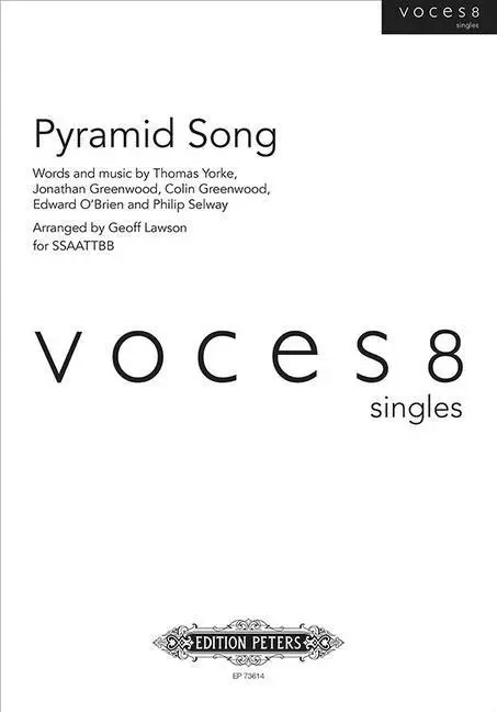 Cover: 9790577022123 | Pyramid Song | VOCE8 Singles | Thomas Yorke_Jonathan Greenwood | Buch