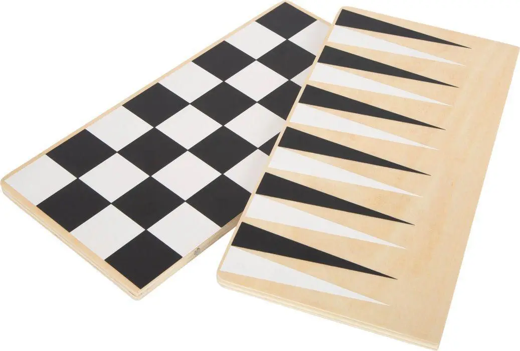 Bild: 4020972122223 | Schach und Backgammon "Gold Edition" | small foot | 12222 | Deutsch