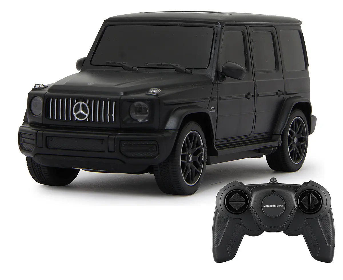 Bild: 4042774452223 | Jamara Mercedes-Benz AMG G63 1:24 matt schwarz 27MHz | In Karton