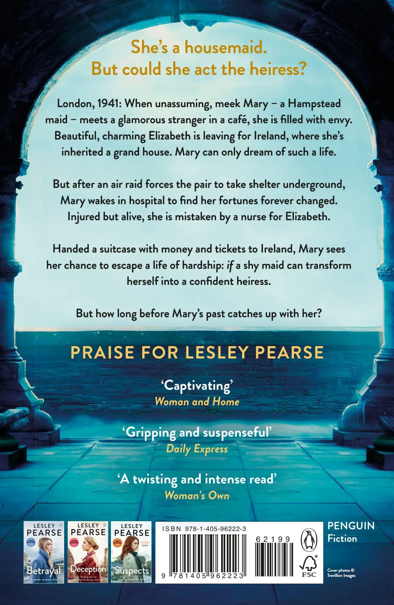 Rückseite: 9781405962223 | The Girl with the Suitcase | Lesley Pearse | Taschenbuch | Englisch