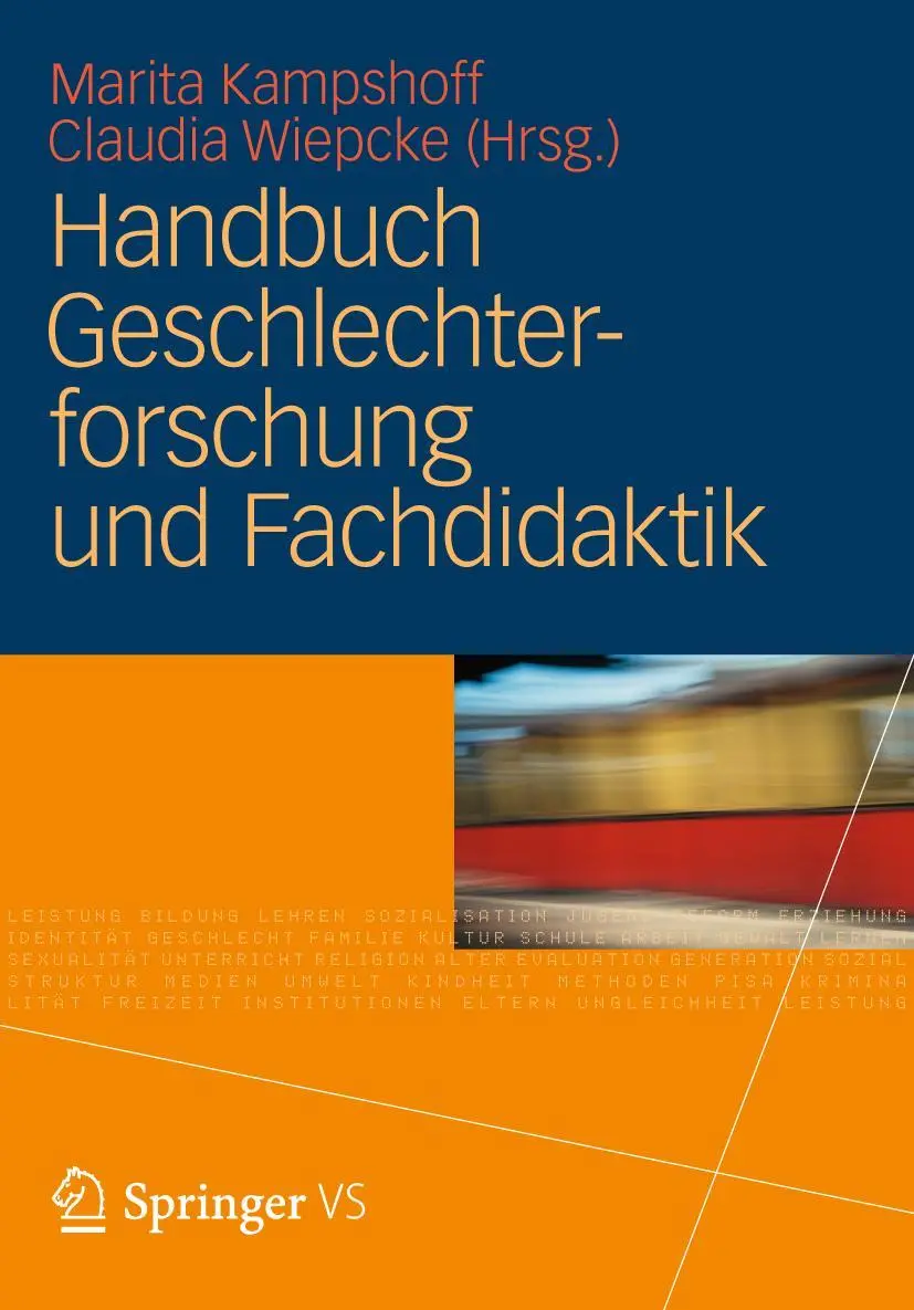Cover: 9783531182223 | Handbuch Geschlechterforschung und Fachdidaktik | Wiepcke (u. a.)
