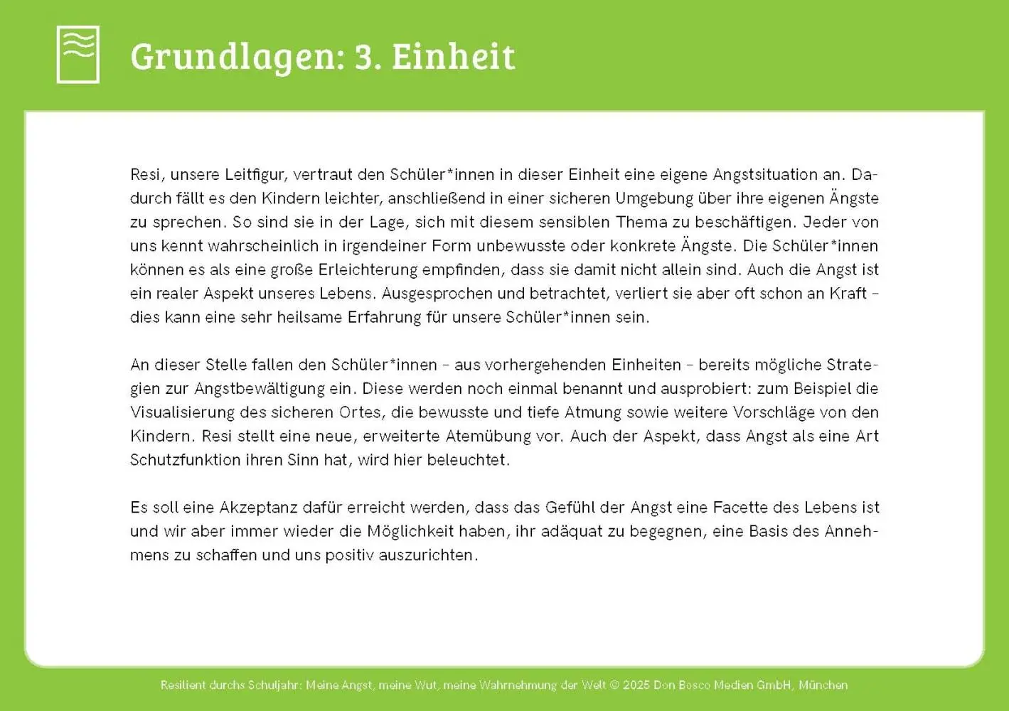 Bild: 4260694922323 | Resilient durchs Schuljahr: Meine Angst, meine Wut, meine...