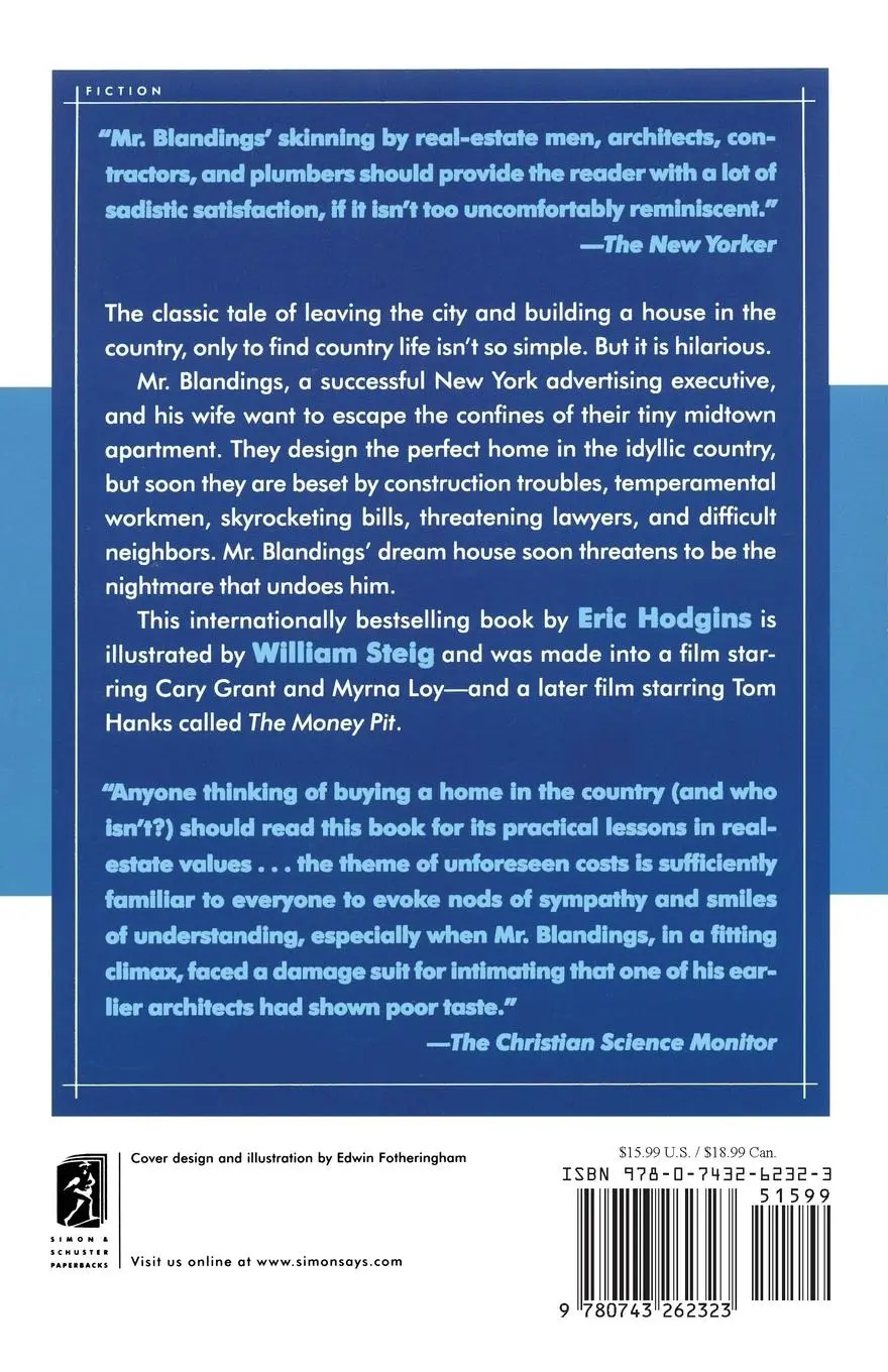 Rückseite: 9780743262323 | Mr. Blandings Builds His Dream House | Eric Hodgins (u. a.) | Buch