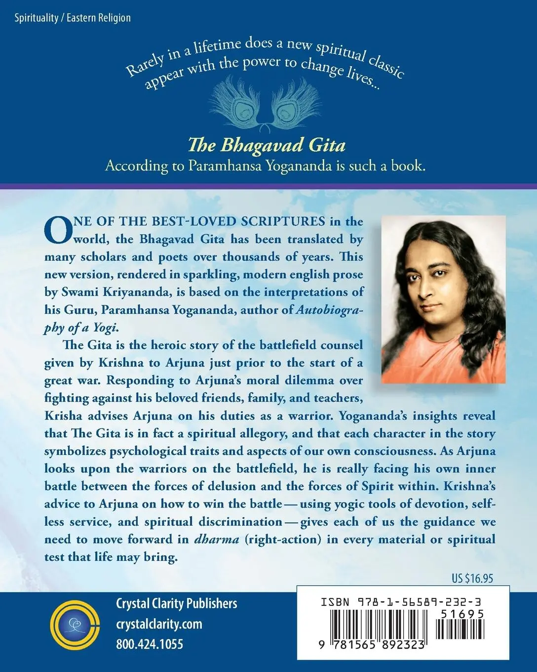 Rückseite: 9781565892323 | The Bhagavad Gita | According to Paramhansa Yogananda | Yogananda