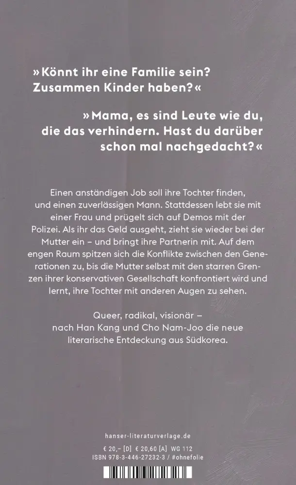 Bild: 9783446272323 | Die Tochter | Roman | Kim Hye-jin | Buch | 176 S. | Deutsch | 2022