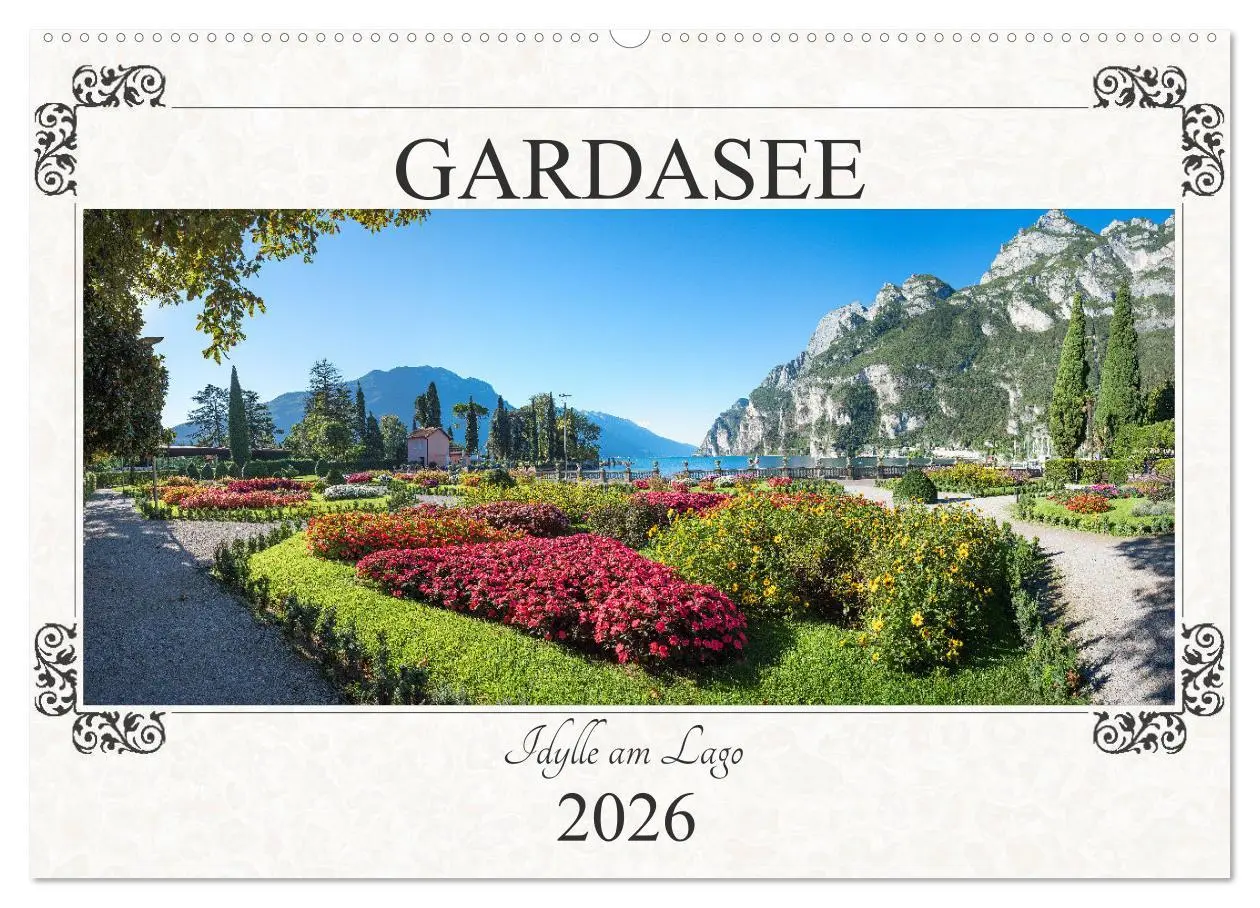 Cover: 9783457852323 | Gardasee - Idylle am Lago 2026 (Wandkalender 2026 DIN A2 quer),...
