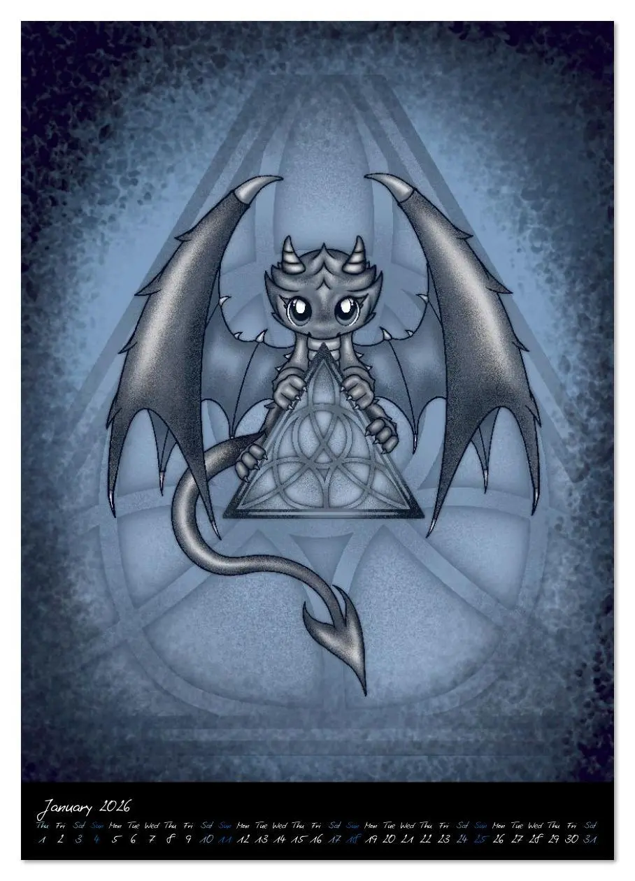 Bild: 9783516632323 | Gothic Fantasy Animals (Wall Calendar 2026 DIN A3 portrait),...