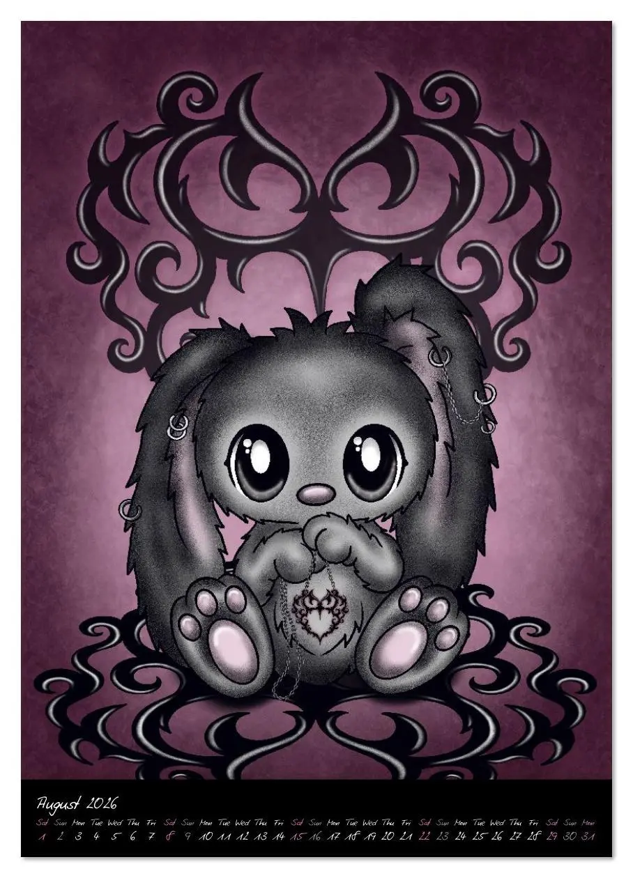 Bild: 9783516632323 | Gothic Fantasy Animals (Wall Calendar 2026 DIN A3 portrait),...