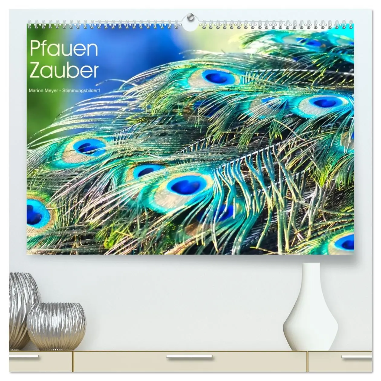 Cover: 9783457532423 | Pfauen Zauber (hochwertiger Premium Wandkalender 2026 DIN A2 quer),...