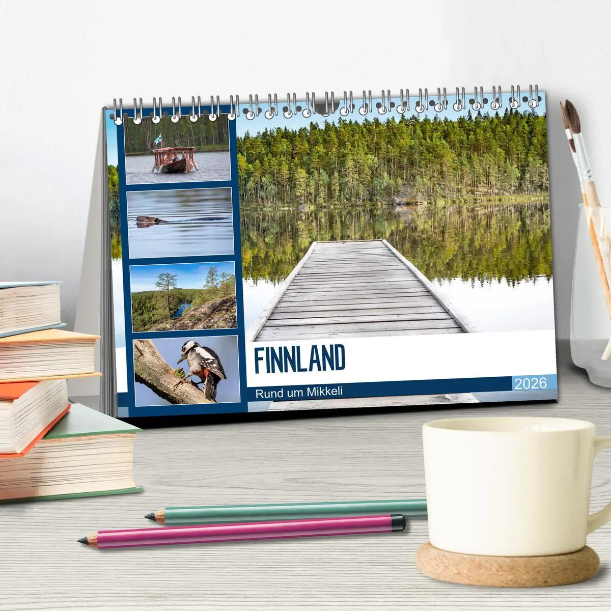 Bild: 9783457772423 | Finnland, Rund um Mikkeli (Tischkalender 2026 DIN A5 quer),...