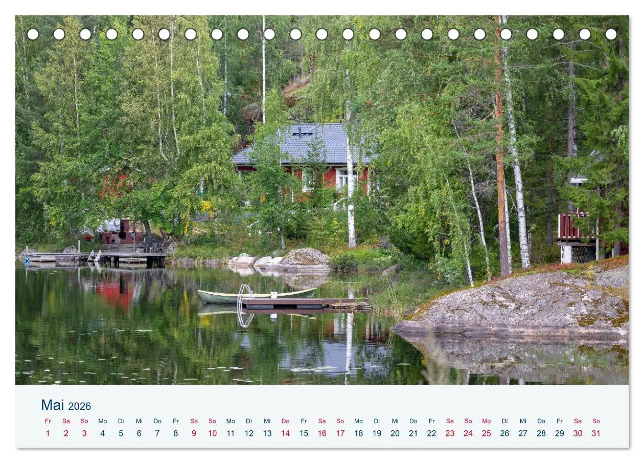 Bild: 9783457772423 | Finnland, Rund um Mikkeli (Tischkalender 2026 DIN A5 quer),...