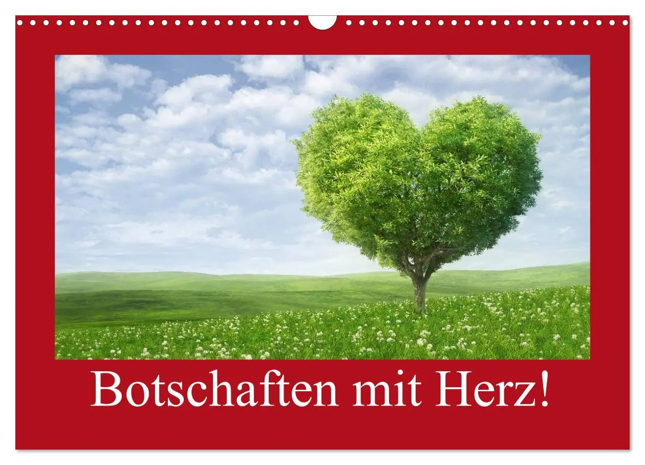 Cover: 9783516002423 | Botschaften mit Herz! (Wandkalender 2026 DIN A3 quer), CALVENDO...