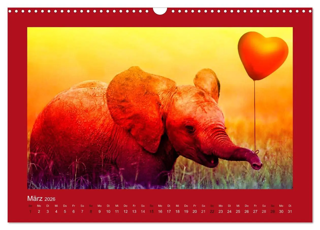 Bild: 9783516002423 | Botschaften mit Herz! (Wandkalender 2026 DIN A3 quer), CALVENDO...