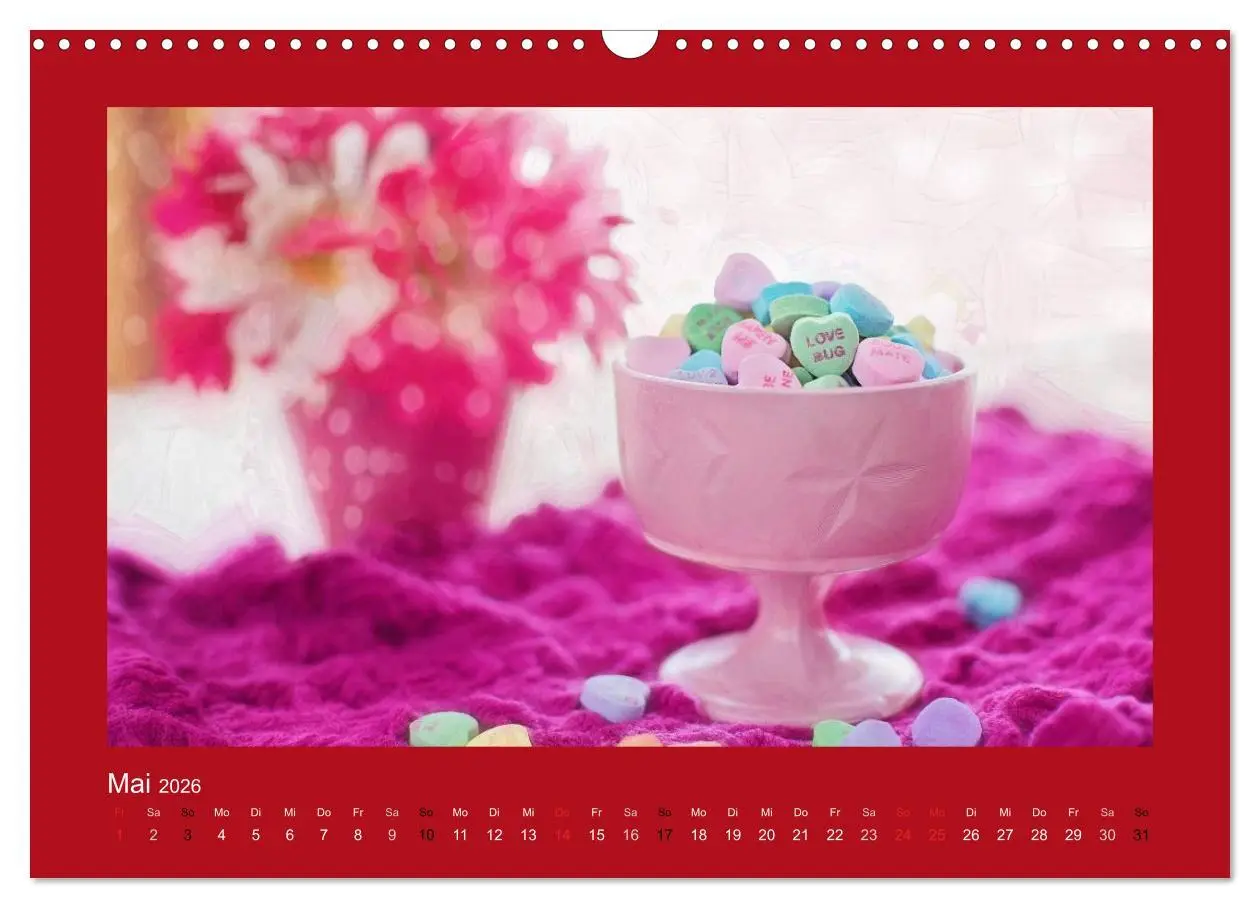 Bild: 9783516002423 | Botschaften mit Herz! (Wandkalender 2026 DIN A3 quer), CALVENDO...