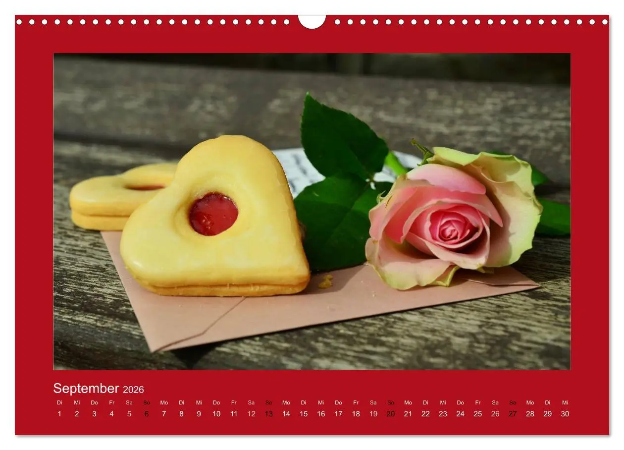 Bild: 9783516002423 | Botschaften mit Herz! (Wandkalender 2026 DIN A3 quer), CALVENDO...