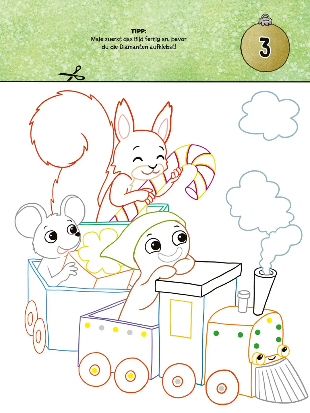 Bild: 9783735892423 | Diamond-Sticker-Adventskalender | Mimi Hecher (u. a.) | Taschenbuch