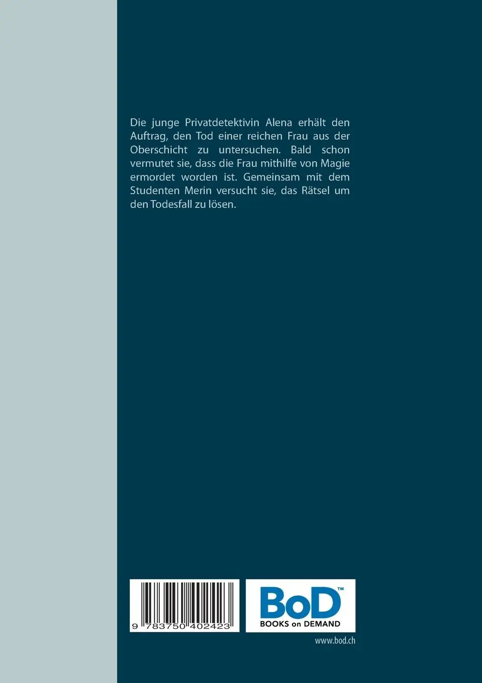 Rückseite: 9783750402423 | Mitternachtstanz | Anina Gilgen | Taschenbuch | 234 S. | Deutsch