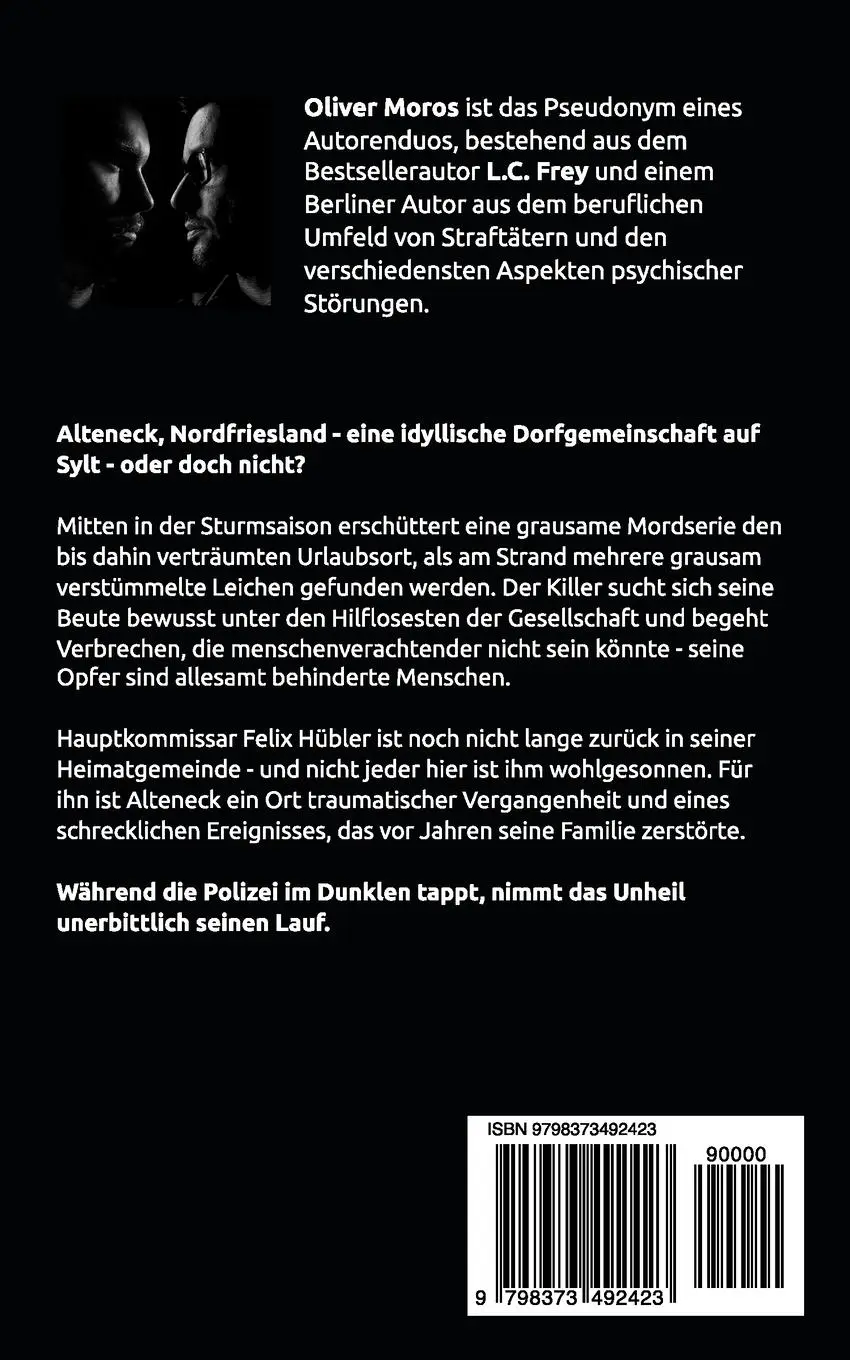 Rückseite: 9798373492423 | Nordsee Schmerz | Leide für mich: Küstenthriller | Oliver Moros | Buch