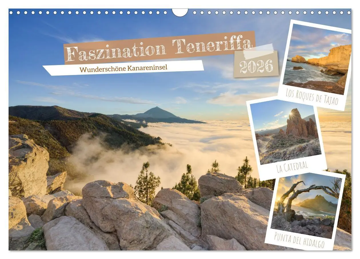 Cover: 9783457382523 | Faszination Teneriffa (Wandkalender 2026 DIN A3 quer), CALVENDO...
