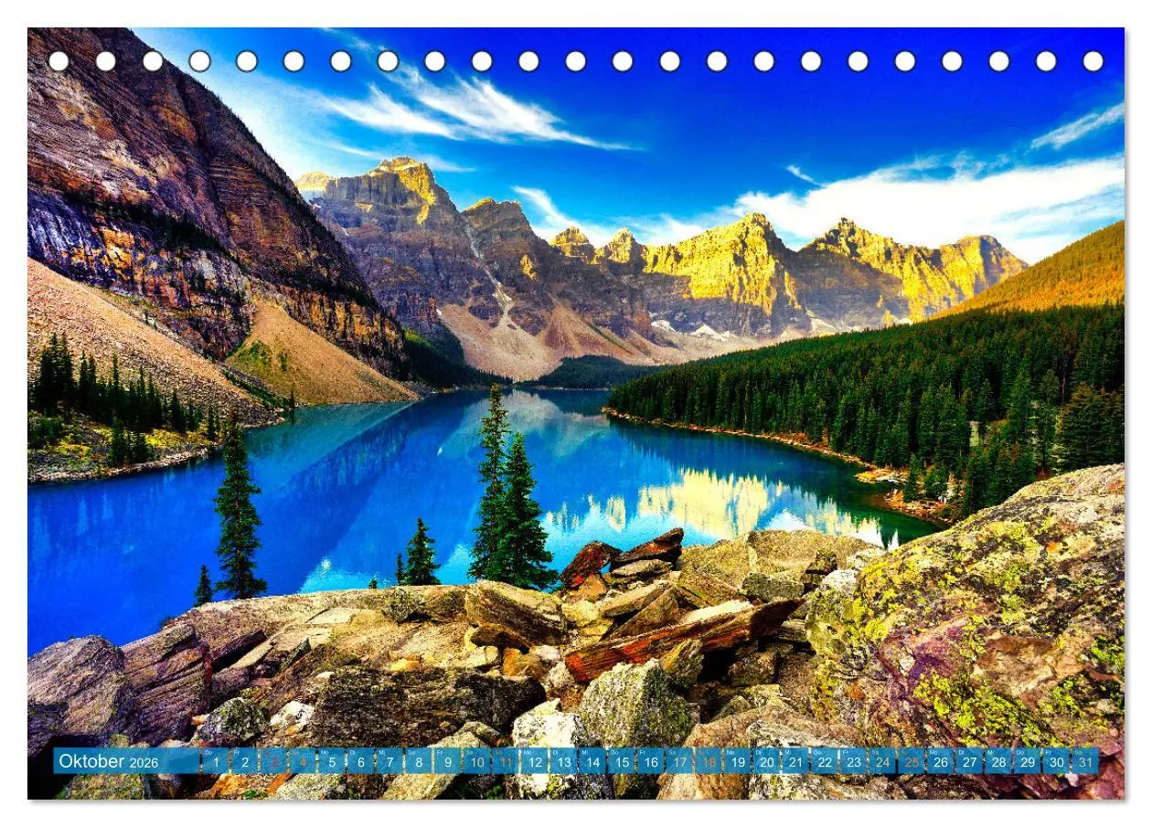 Bild: 9783457522523 | Moraine Lake, Alberta/ Kanada (Tischkalender 2026 DIN A5 quer),...