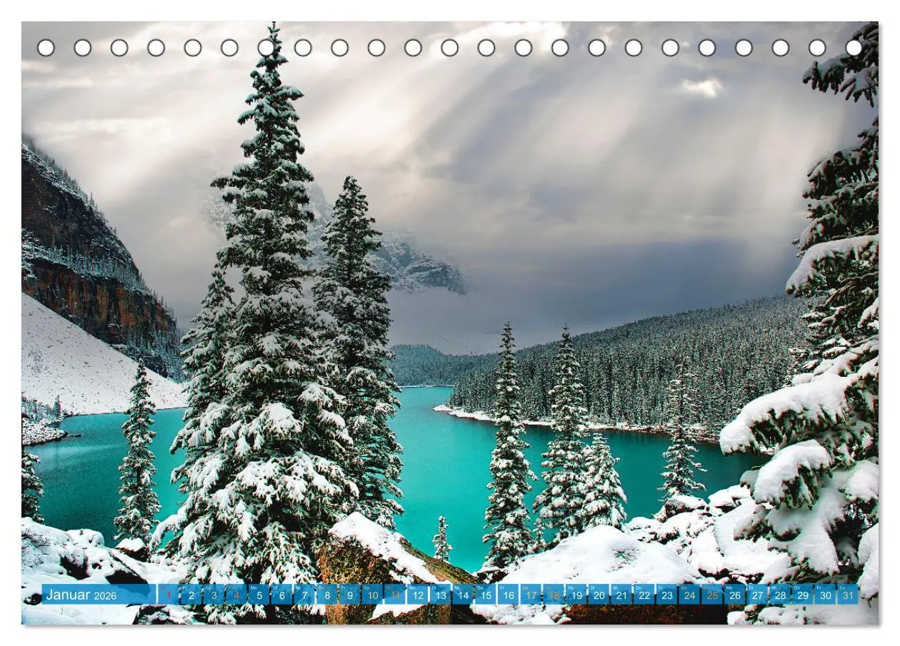 Bild: 9783457522523 | Moraine Lake, Alberta/ Kanada (Tischkalender 2026 DIN A5 quer),...