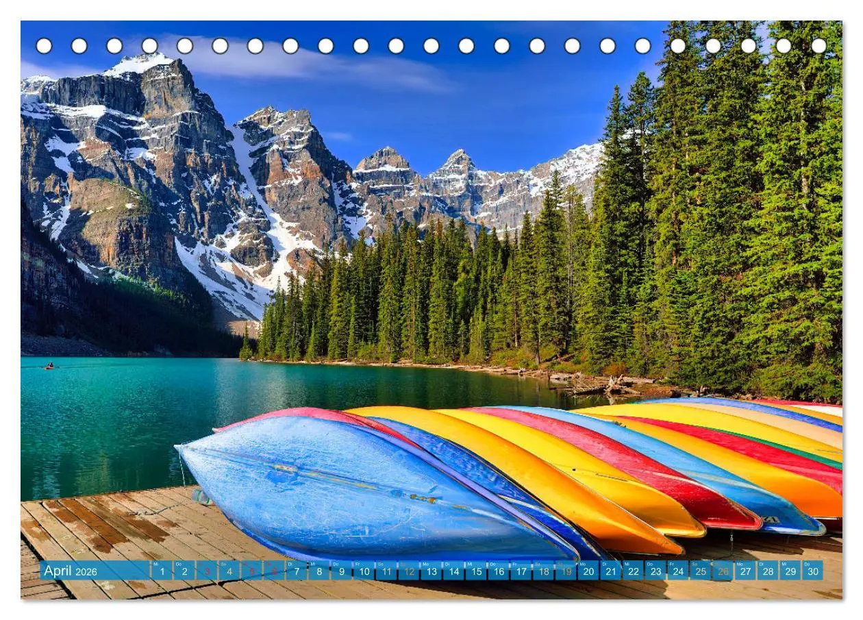 Bild: 9783457522523 | Moraine Lake, Alberta/ Kanada (Tischkalender 2026 DIN A5 quer),...