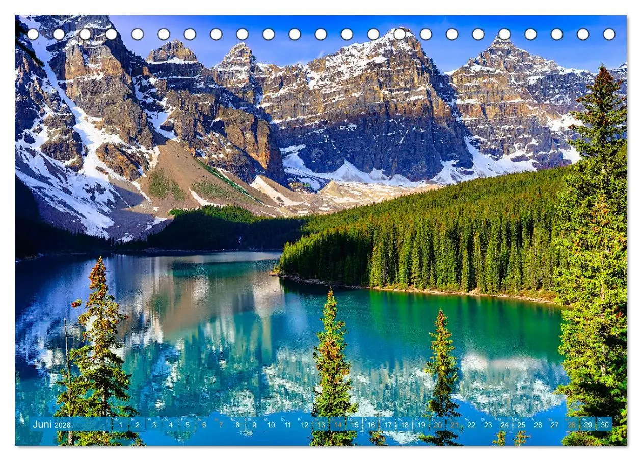 Bild: 9783457522523 | Moraine Lake, Alberta/ Kanada (Tischkalender 2026 DIN A5 quer),...