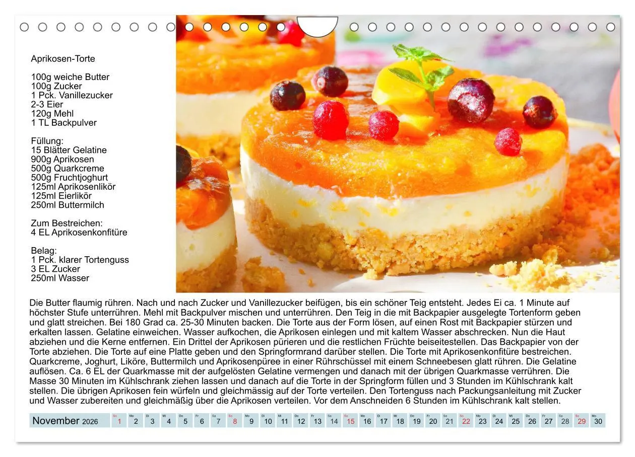 Bild: 9783457762523 | Exquisite Torten. Köstliche Rezepte für viele Anlässe (Wandkalender...
