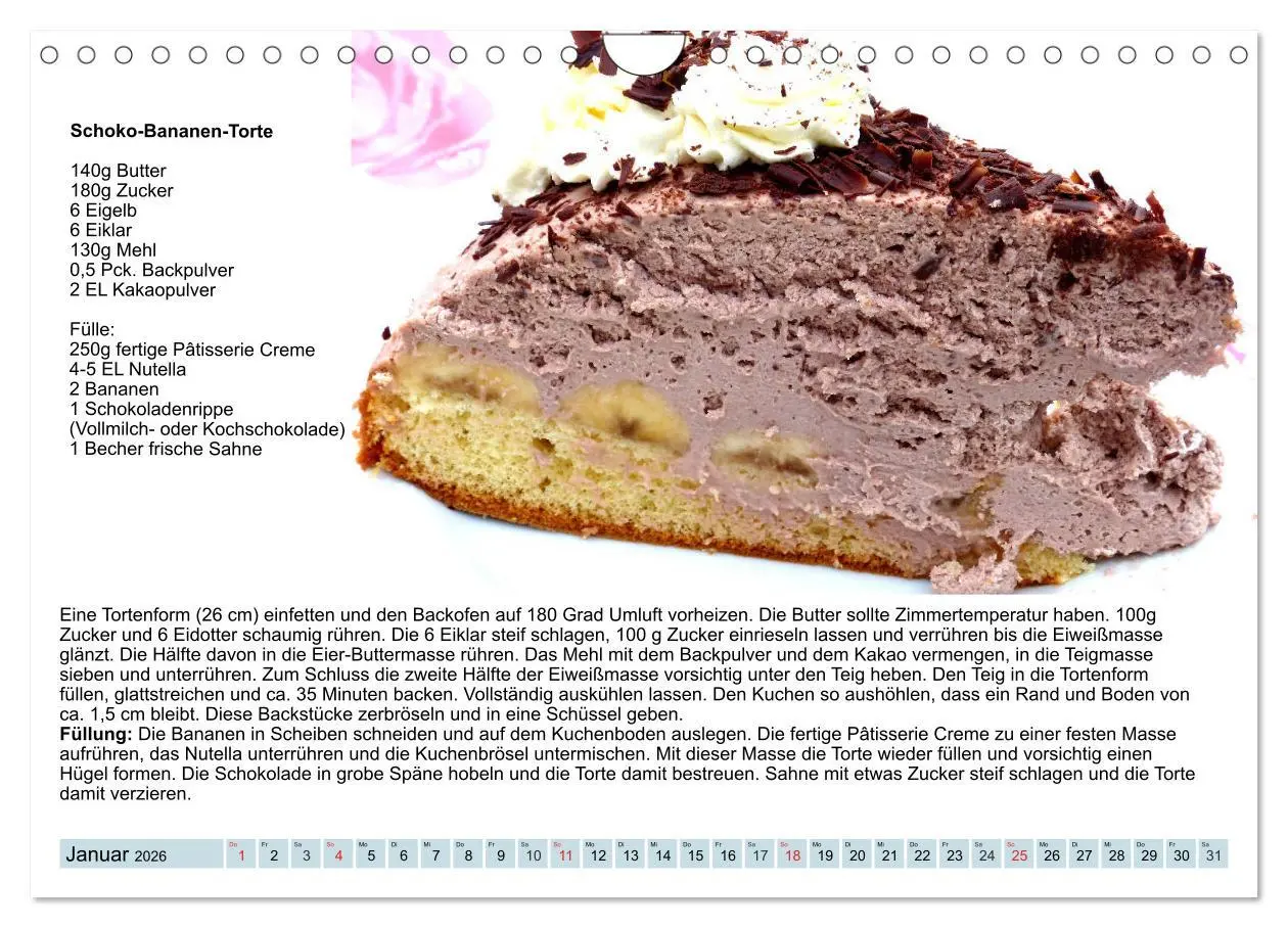 Bild: 9783457762523 | Exquisite Torten. Köstliche Rezepte für viele Anlässe (Wandkalender...