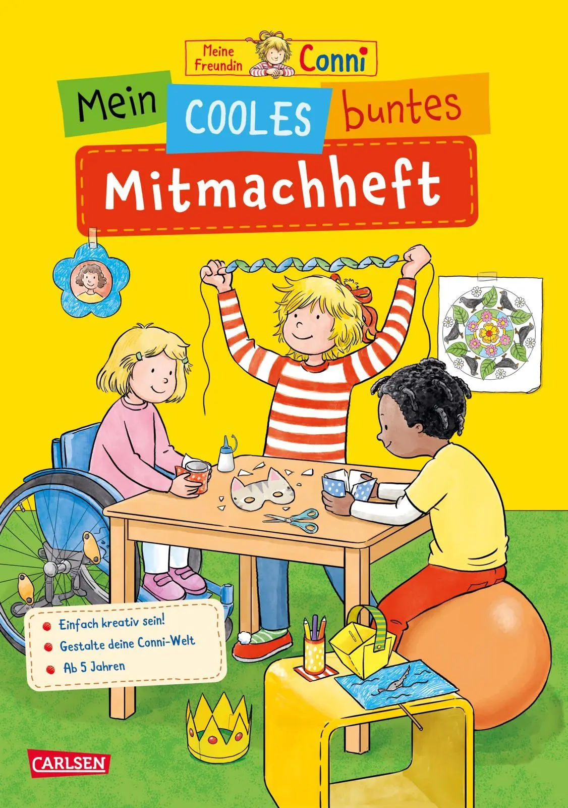 Cover: 9783551192523 | Conni Gelbe Reihe (Beschäftigungsbuch): Mein cooles buntes Mitmachheft