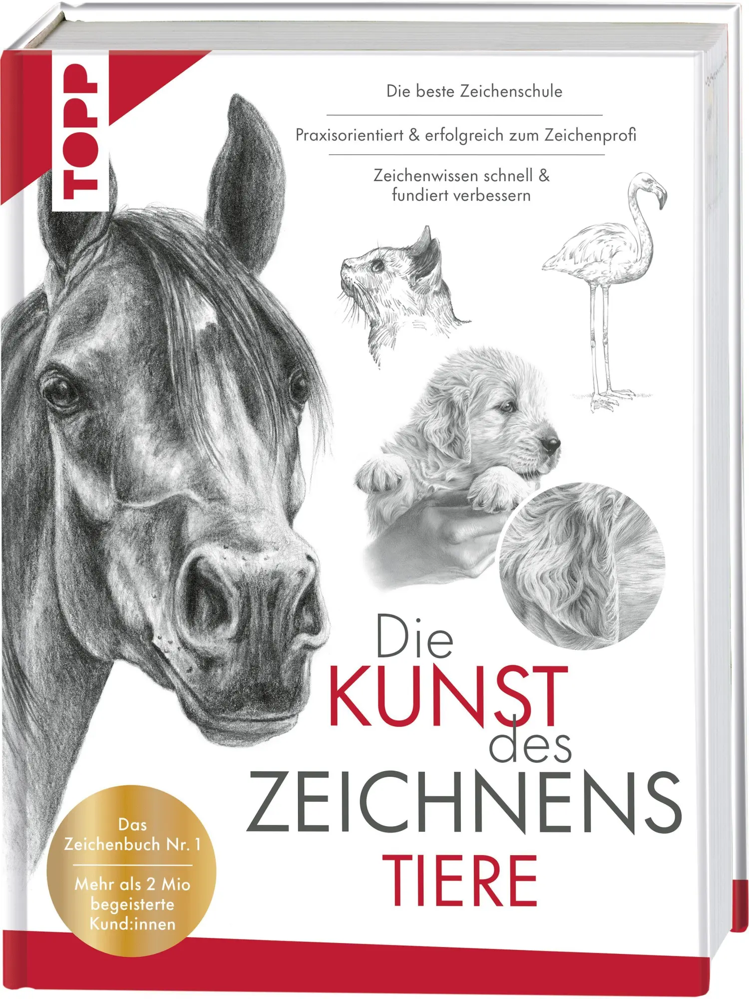 Cover: 9783735882523 | Die Kunst des Zeichnens Tiere | Frechverlag | Buch | 192 S. | Deutsch