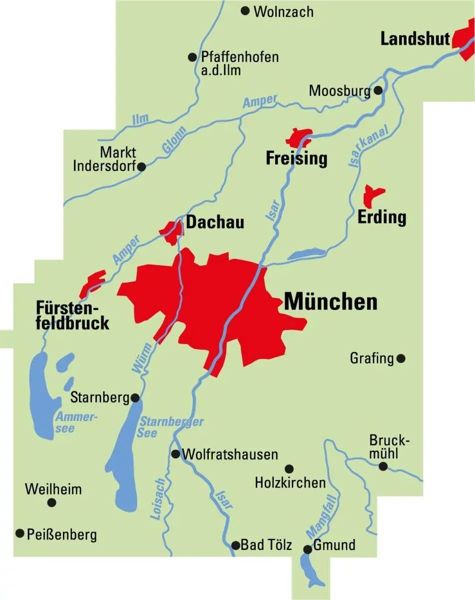 Bild: 9783969902523 | BVA ADFC Regionalkarte München und Umgebung 1:75.000 | V. (u. a.)