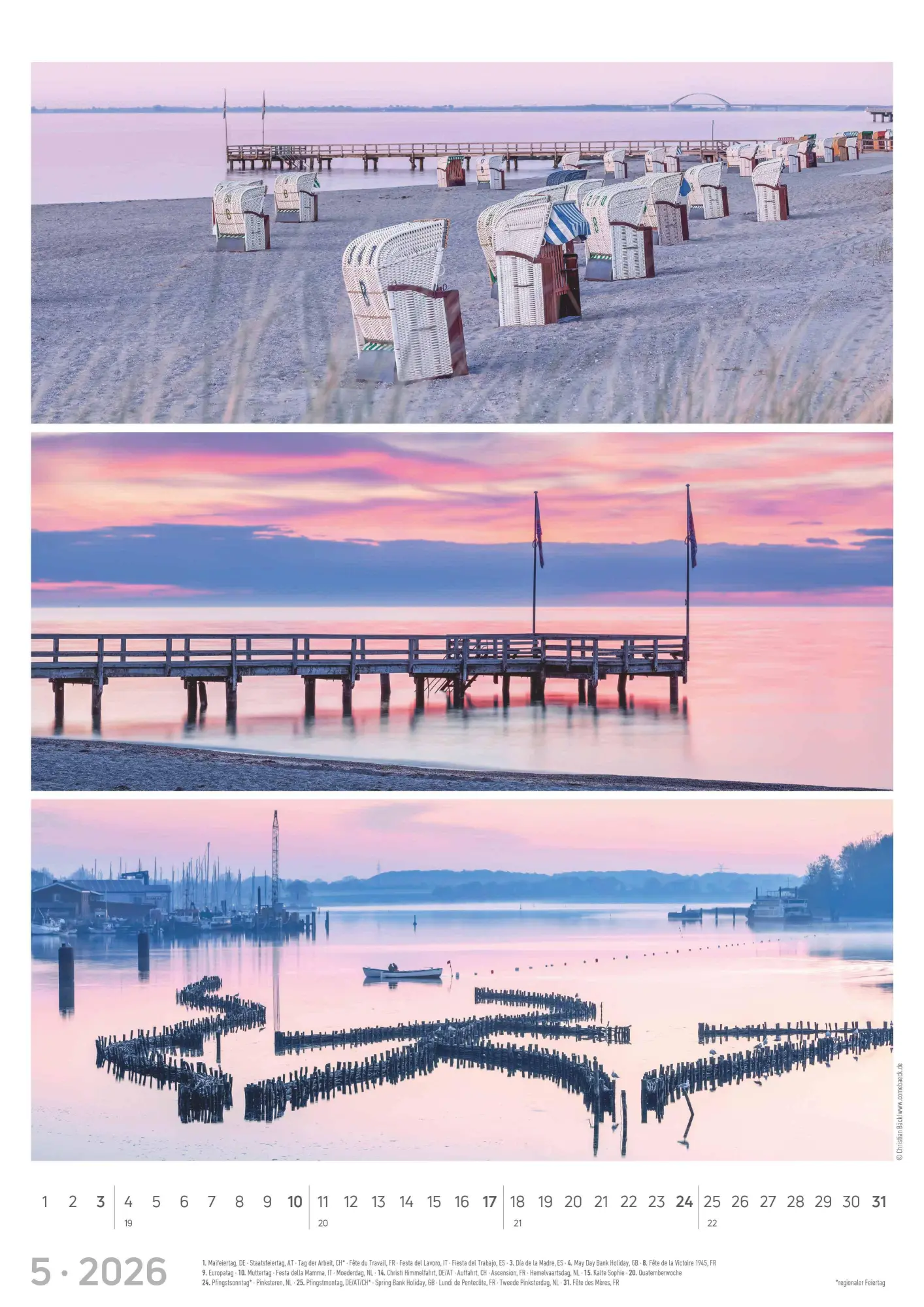 Bild: 4069095002623 | Strandgeflüster - Momente am Meer 2026 - Bildkalender A3 (29,7x42...