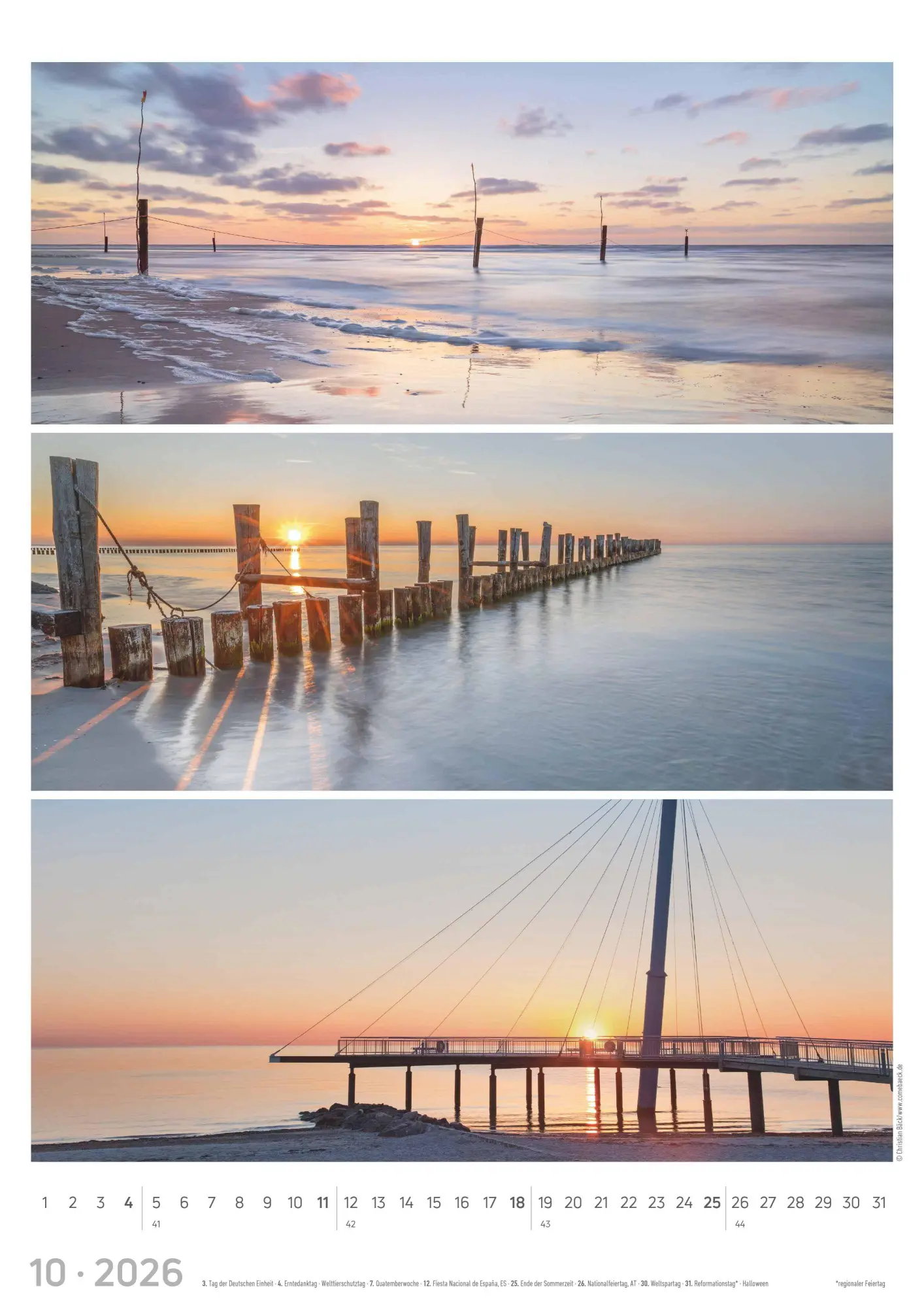 Bild: 4069095002623 | Strandgeflüster - Momente am Meer 2026 - Bildkalender A3 (29,7x42...