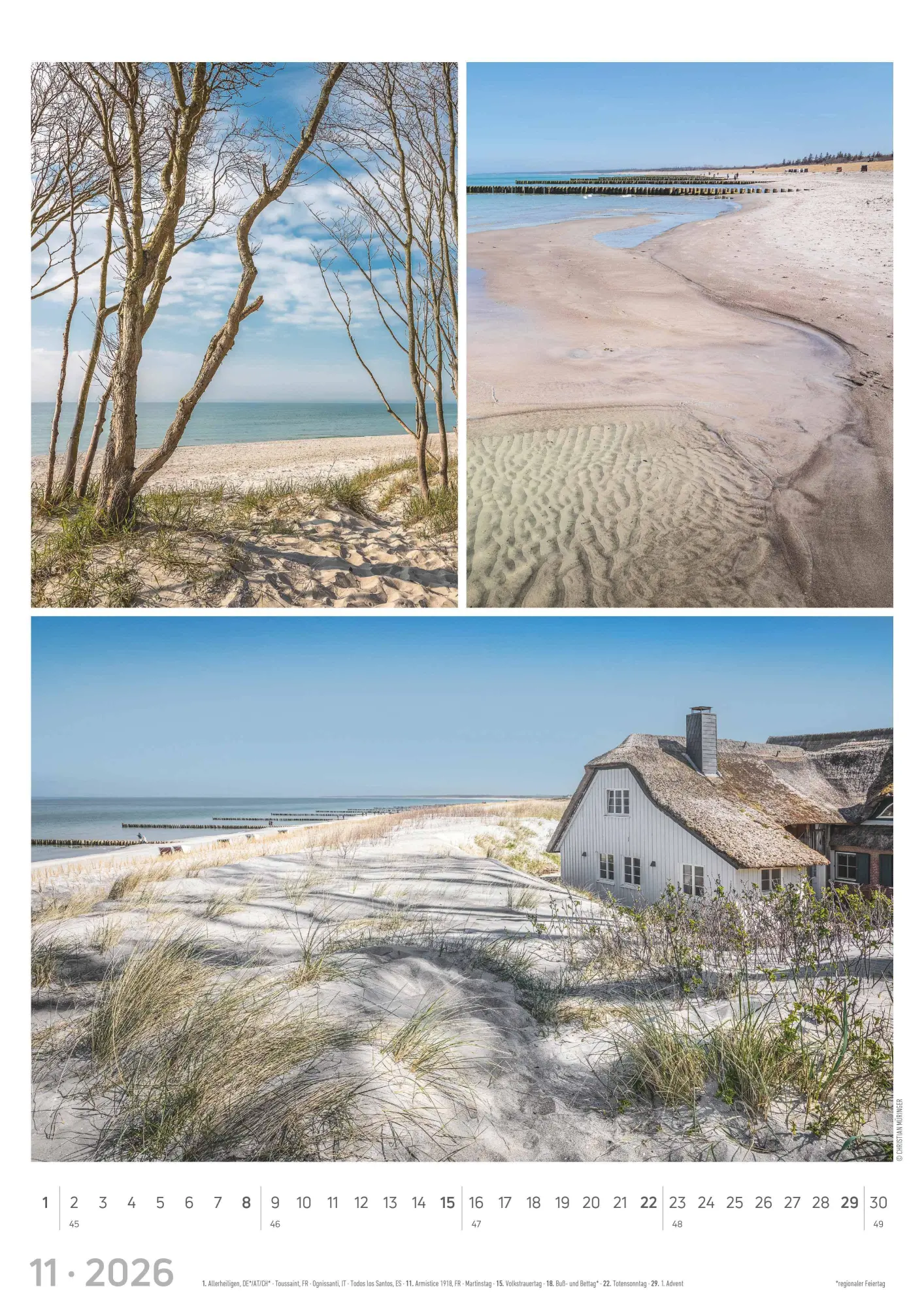 Bild: 4069095002623 | Strandgeflüster - Momente am Meer 2026 - Bildkalender A3 (29,7x42...