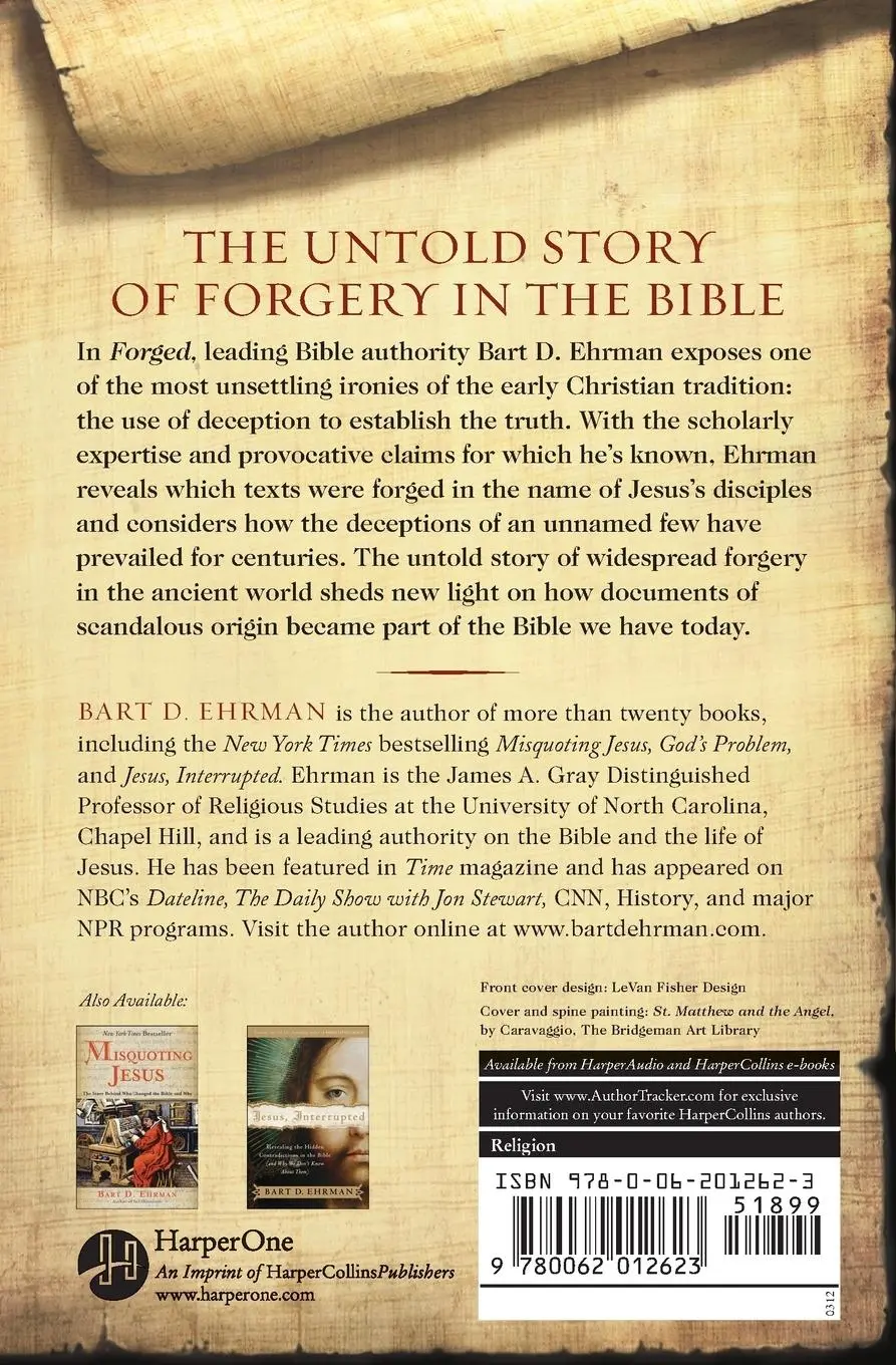 Rückseite: 9780062012623 | Forged | Bart D Ehrman | Taschenbuch | Englisch | 2020 | HarperOne