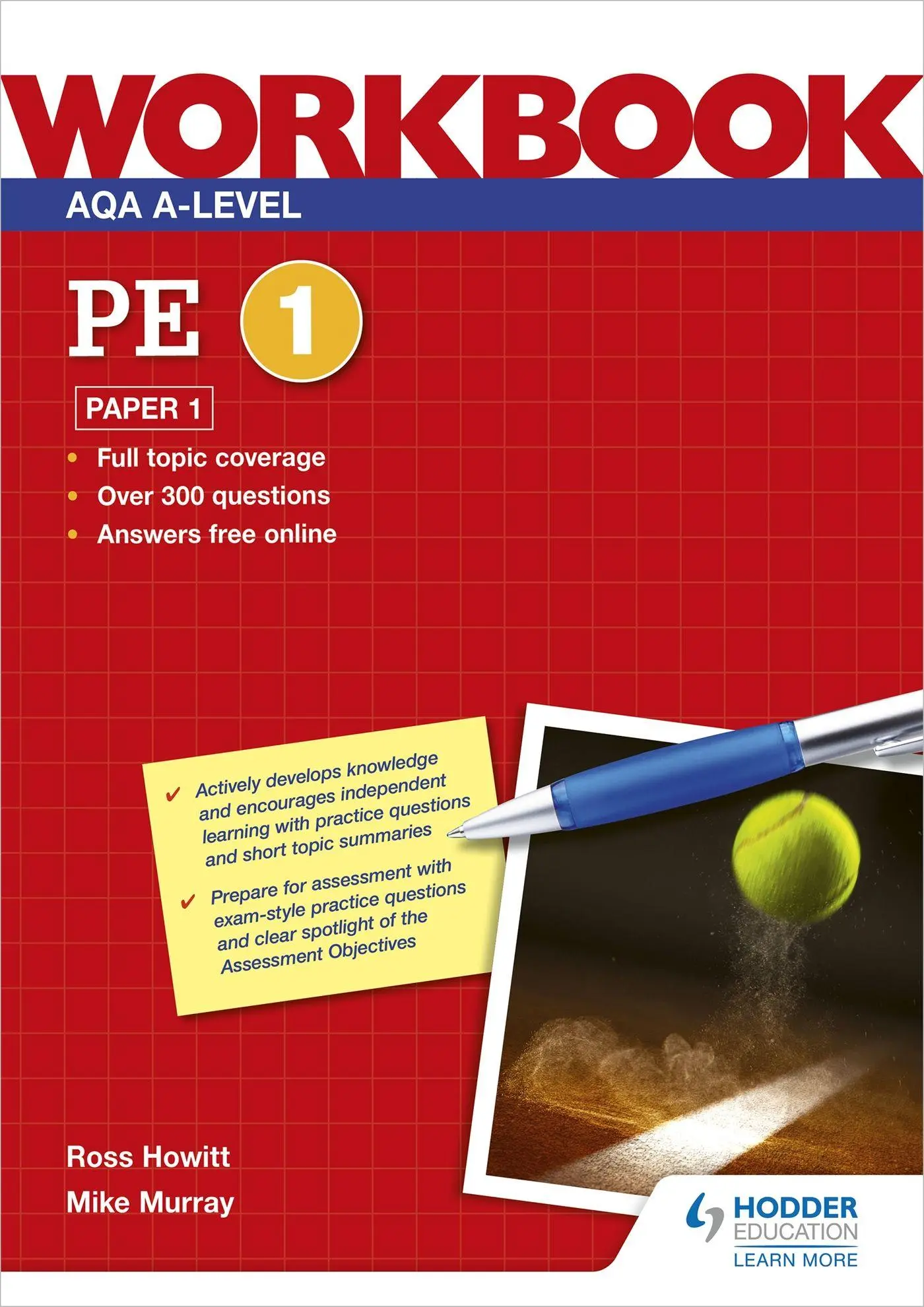 Cover: 9781398312623 | AQA A-level PE Workbook 1 | Paper 1 | Ross Howitt (u. a.) | Buch
