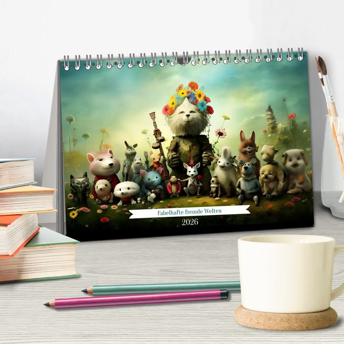 Bild: 9783457512623 | Fabelhafte fremde Welten (Tischkalender 2026 DIN A5 quer), CALVENDO...